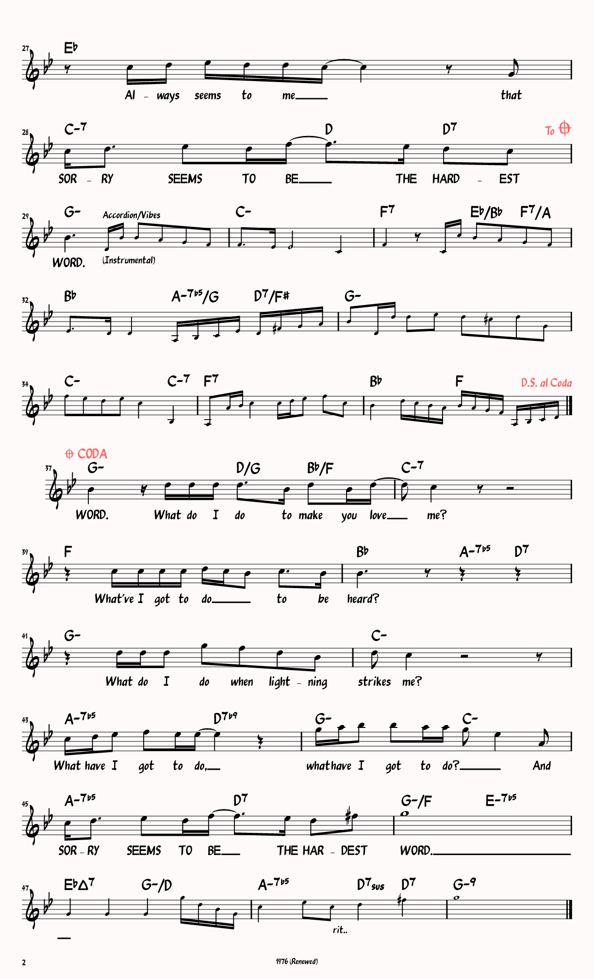 Sheet Music